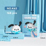  Xếp hình Damo Egg mini 