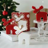  Nến thơm Giáng Sinh tuần lộc chuông 9,2cm 