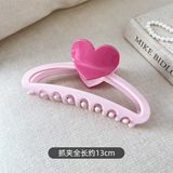  Kẹp càng cua trái tim hồng 