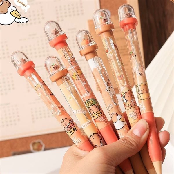  Bút Capybara lồng kính Umei (mực xanh) 