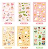  Sticker mini PET gấu thỏ 