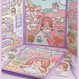  Sticker nổi nam châm 3 background bé Telado 