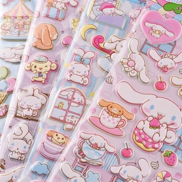  Sticker Cinnamoroll nổi 