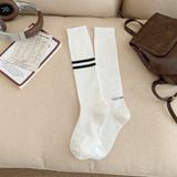  Tất Mekki cao cổ 2 sọc ngang 