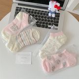  Tất Mian Yuhe lưới mèo hồng 