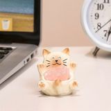  Mô hình mèo mun chậu mini 