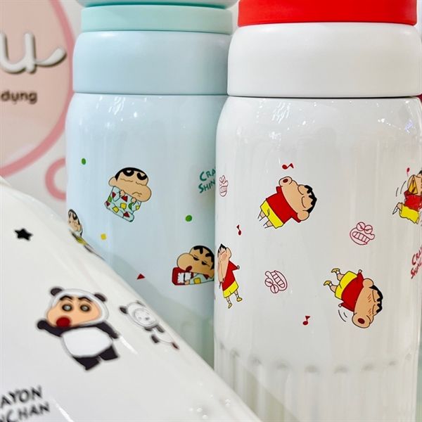  Bình giữ nhiệt ống hút Shinchan 530ml 
