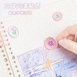  Sticker con dấu nổi 