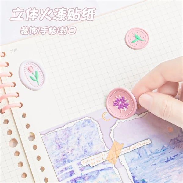  Sticker con dấu nổi 