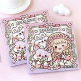  Box sticker bé gái Telado hoa hồng 14 tờ 