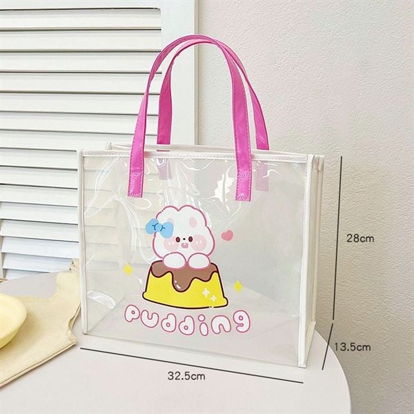  Túi vuông trong Thỏ Pudding 33x28cm 