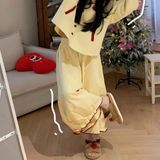  Dép lông hở mũi tuần lộc 