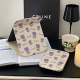  Gương gập hoa tulip tím 