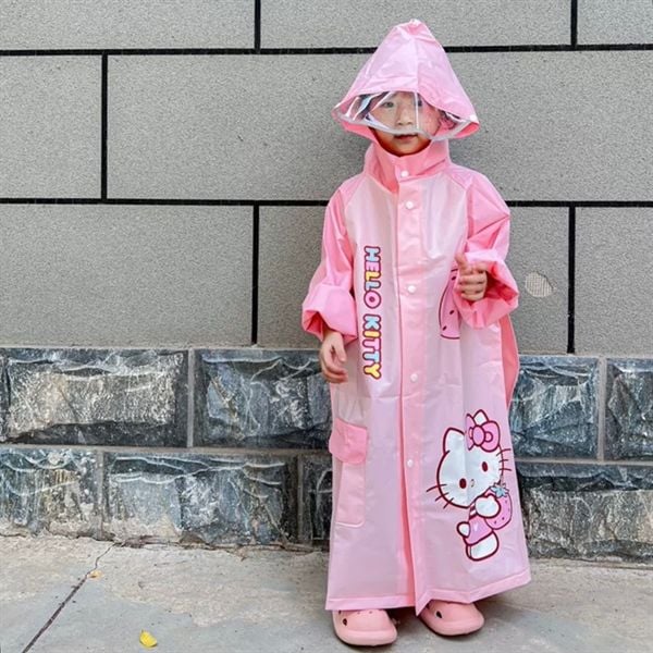  Áo mưa Sanrio + túi đựng 