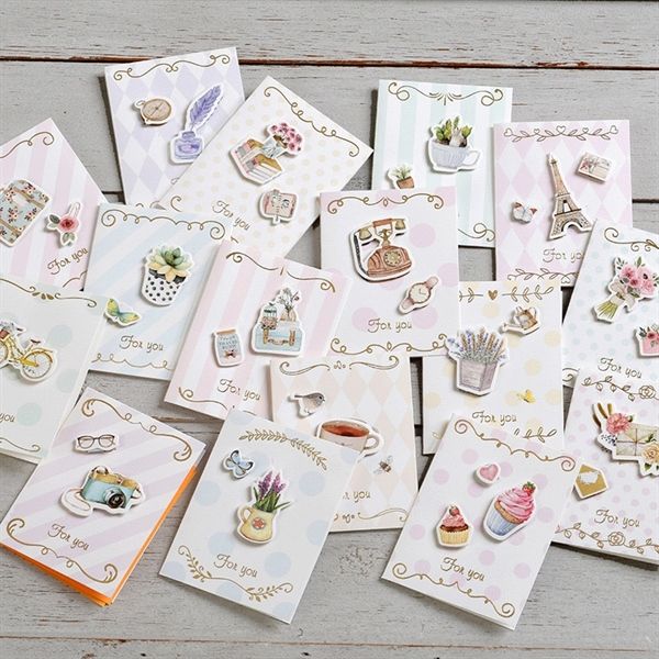  Thiệp vật dụng nổi vintage 
