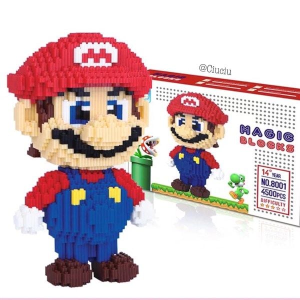  Xếp hình Mario đỏ 