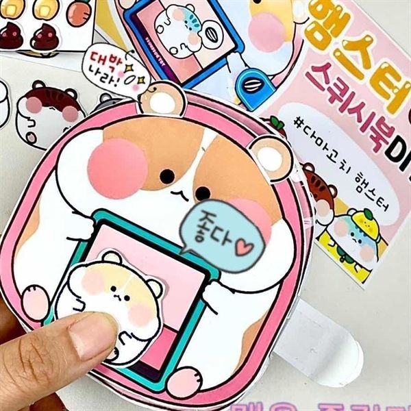  Sticker sách yên tĩnh DIY tiệm đồ ăn 
