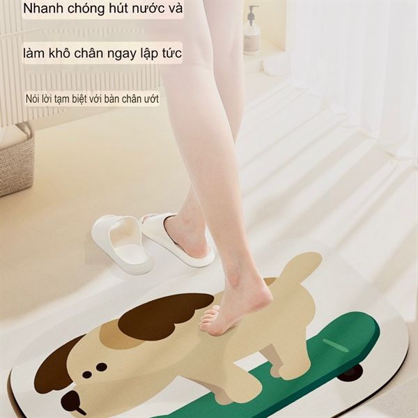  Thảm mút lượn hình thú 40x60cm 