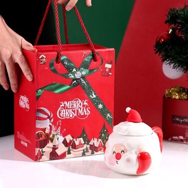  Cốc ông già Noel thìa mũ 