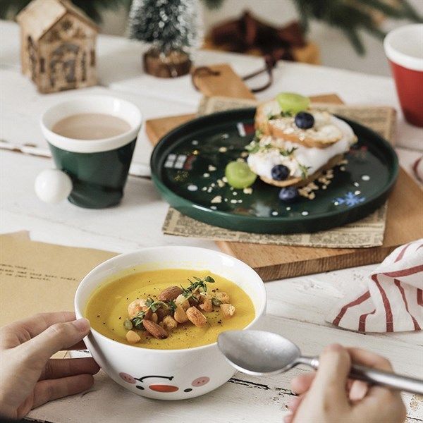  Set đồ sứ 3 chi tiết Giáng Sinh 