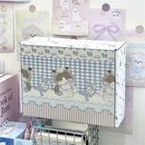  Hộp quà gập mèo caro 25x19x9cm 