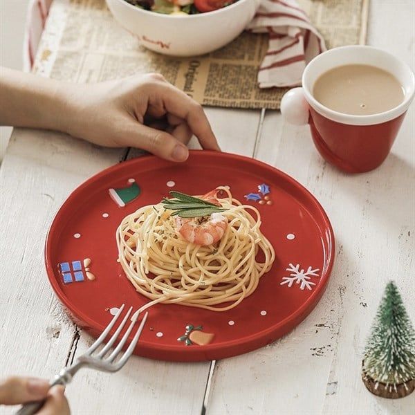  Set đồ sứ 3 chi tiết Giáng Sinh 