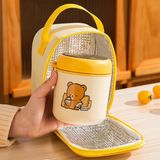  Cốc đựng canh Gấu trà sữa 530ml ( Kèm túi ) 