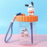  Bình Sanrio dây vải + ống hút 