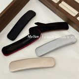  Kẹp tóc chữ nhật vải satin 