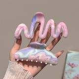  Kẹp càng cua ombre loang hồng 