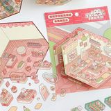  Sticker sắp xếp gian hàng góc 3/4 Telado 