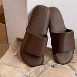  Dép mũi vuông viền gân chỉ 