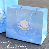  Túi quà cún bơi xanh biển 