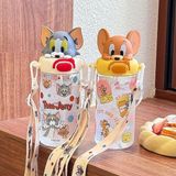  Bình nước Tom&Jerry dây đeo 580ml 