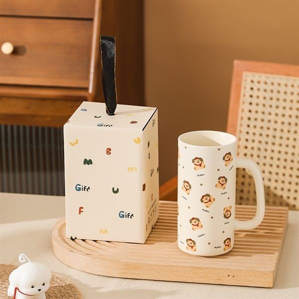  Cốc cún dáng dài 500ml 