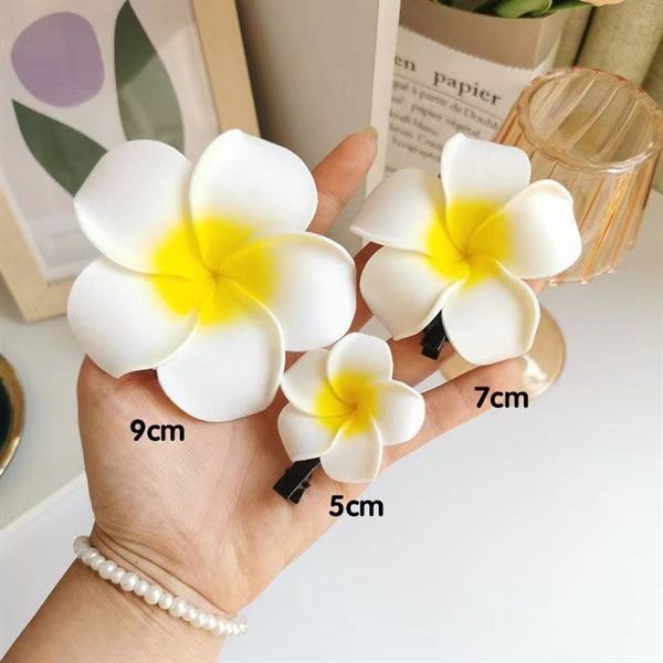  Kẹp hoa sứ xốp ombre vàng 