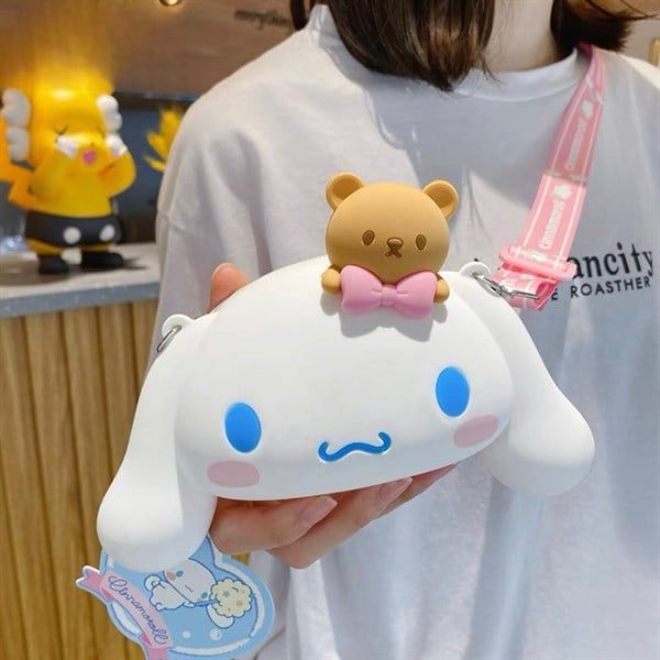  Ví Cinnamoroll nơ gấu 