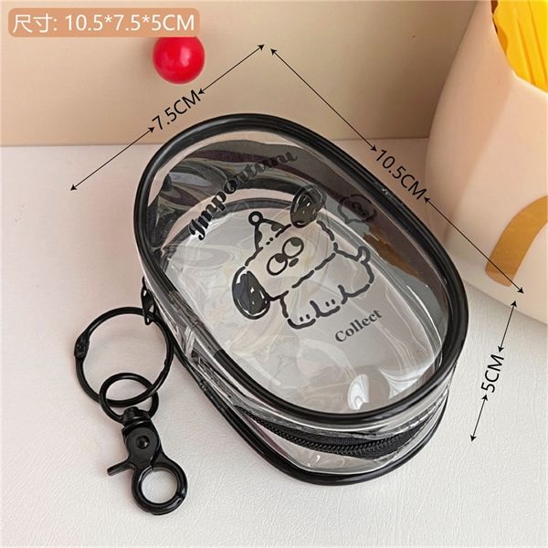  Túi nhựa mini móc khoá bầu dục 