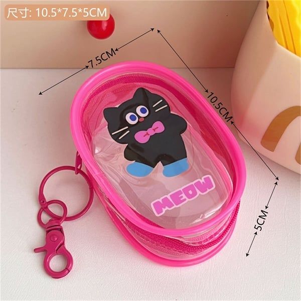  Túi nhựa mini móc khoá bầu dục 