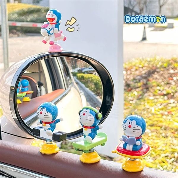  Mô hình Doraemon lò xo 