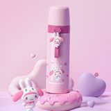  Bình giữ nhiệt quai silicon hình Sanrio 500ml 