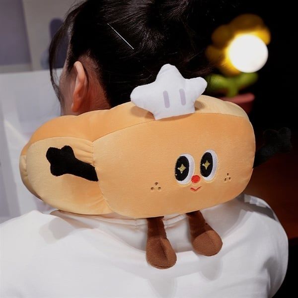  Gối cổ bánh sừng bò đầu bếp 