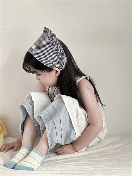  Tất Kid lười kẻ xanh vàng 