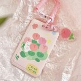  Dây đeo thẻ lò xo thỏ tulip 