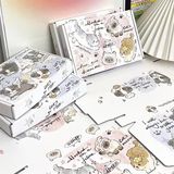  Hộp quà gập Pet nền màu tím 20x13cm 
