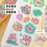  Sticker Capybara lấp lánh 