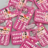  Ốp silicon PowerPuff Girls hồng 