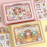  Set box sổ + sticker Telado Secret Garden 