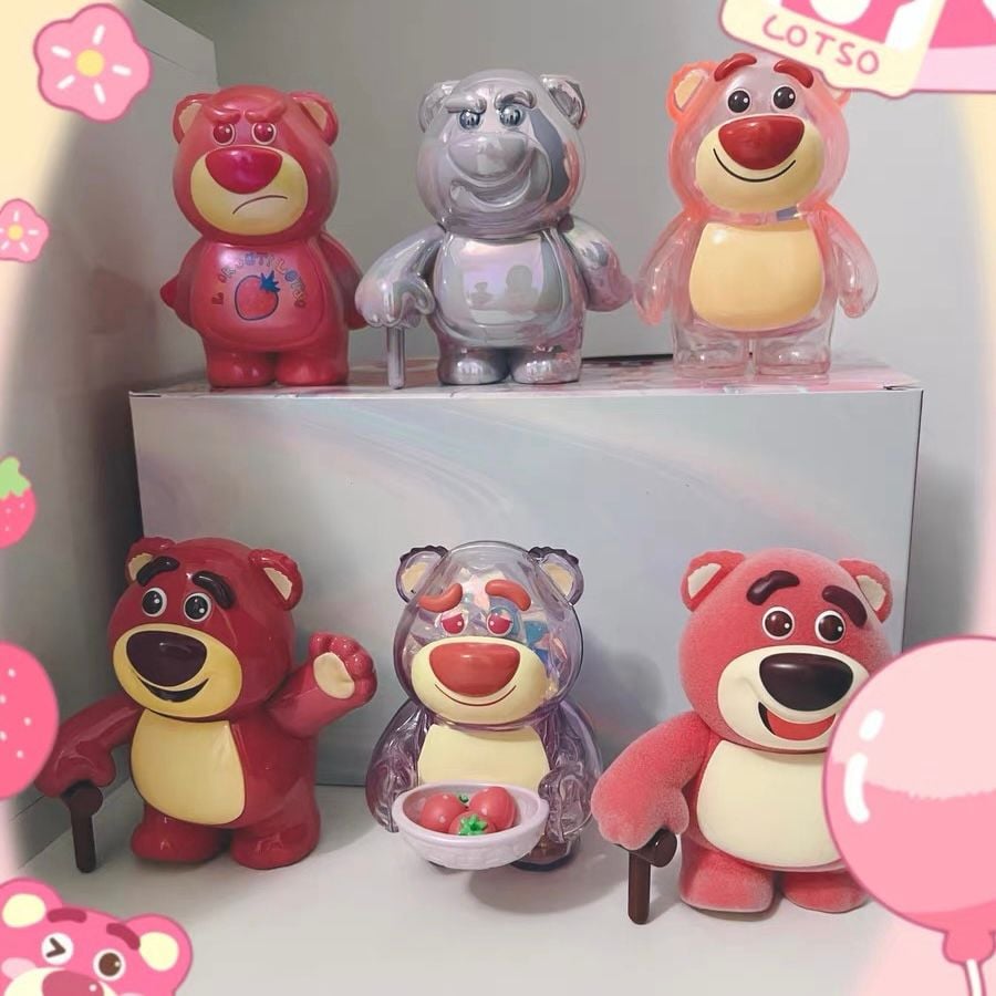  Blind box Lotso Disney Variety Strawberry Bear Series 