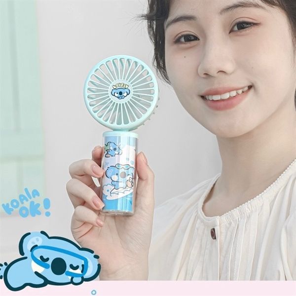  Quạt tay cầm hình thú dễ thương 500mAh 